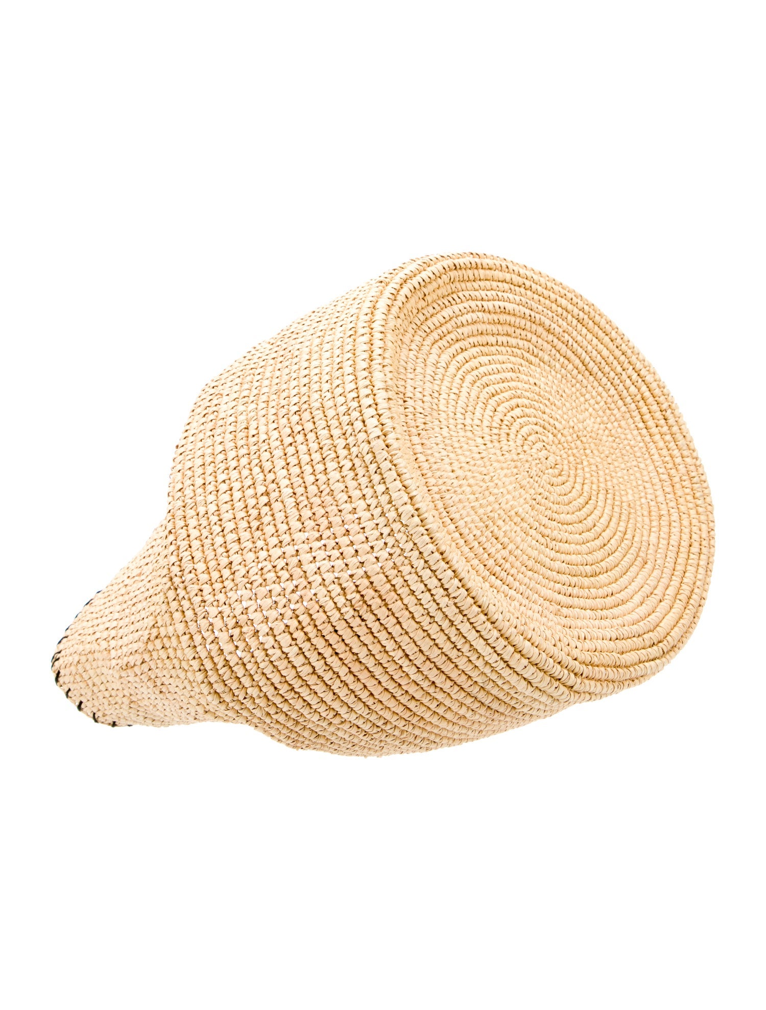 Artesano Whipstitch Raffia Handle Bag